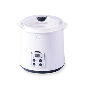 Macchina per yogurt Lacor 1.5L con timer digitale e riscaldamento automatico, colore bianco - Product Image 1