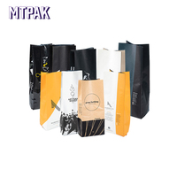 En stock 500g écologique en plastique or personnalisé feuille côté gousset emballage poche de café