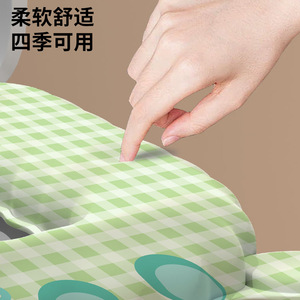 Toilet Seat Cover <b>EVA</b> Soft Waterproof Four Seasons Portable With Handle Home Bathroom Use - Product Image 1