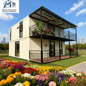 Casa contenedor plegable móvil <span class=keywords><strong>de</strong></span> dos pisos, casa prefabricada extensible <span class=keywords><strong>de</strong></span> 20 pies con ruedas para hotel, <span class=keywords><strong>Resort</strong></span>, cabina, vida al aire libre - Product Image 1