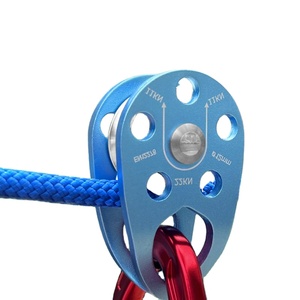 SNP12 22KN albero di roccia di alluminio ad alta resistenza piccola puleggia da arrampicata a oscillazione singola con cuscinetto di rotolamento - Product Image 2