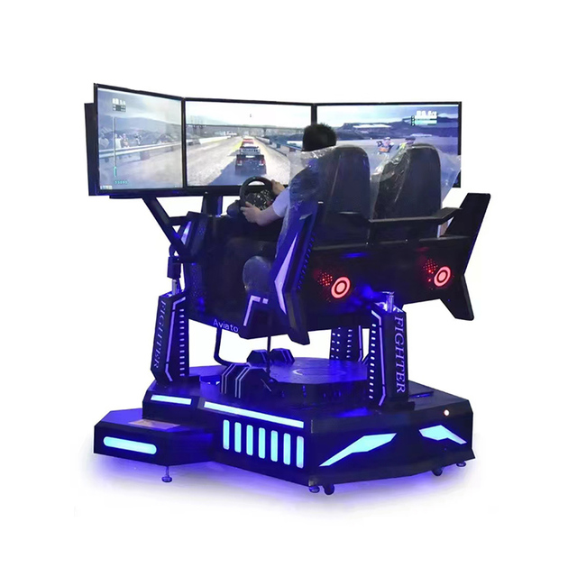Hot Sale 3 Screen Driving Car Virtual Reality Vr Racing Game Simulator Machine