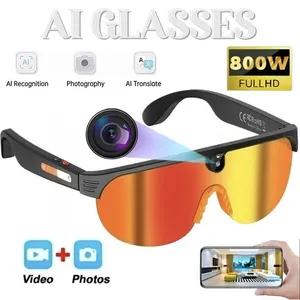 Gafas Inteligentes Q01 con Cámara HD y Traducción de Llamadas, Video con Traducción, Música, Cambio de Color HD, Gafas Deportivas - Product Image 1