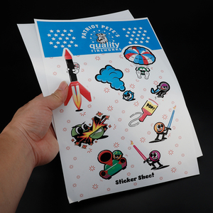 Giấy dán decal in phun khổ A3 A4, bề mặt mờ bóng, có lớp nền nhựa trong suốt dùng cho máy in phun. - Product Image 5