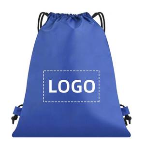 Hot Style Competitive Price Oxford Double Layer <b>Backpack</b> With Cord Drawstring - Product Image 3