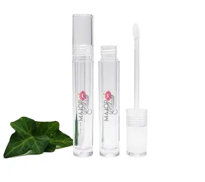 Fast shipping Private label sexy girl 7.5ML high quality beauty sweet transparent Empty clear luxury lipgloss tubes