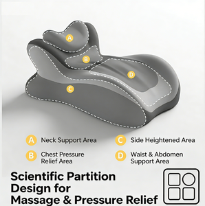 Almohada Multifuncional para Dormir Boca Abajo con Reposacabezas Ajustable para Usar el Teléfono, Leer Libros - Almohada Divertida para Parejas - Product Image 4