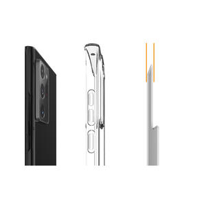 [pluslook] Étui Jellhard antidérapant transparent hybride avec cadre en TPU absorbant les chocs et dos rigide en PC pour une protection renforcée - Product Image 1