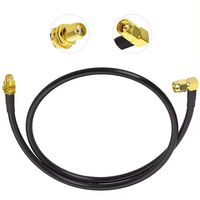 Câble coaxial RF RG174 18 cm 50 Ohm avec connecteur BNC femelle vers MMCX mâle pour système d'antenne
