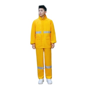 Combinaison de pluie pour motard homme sur mesure, imperméable, en tissu Oxford, durable, avec bandes réfléchissantes pour la sécurité des adultes - Product Image 3