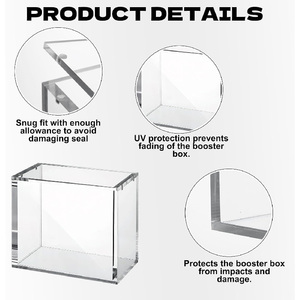 Tarjetas Coleccionistas 5mm de espesor Cierre magnético Booster Box Booster Boxes Apilable Pockmoned Acrílico ETB Estuche magnético - Product Image 3