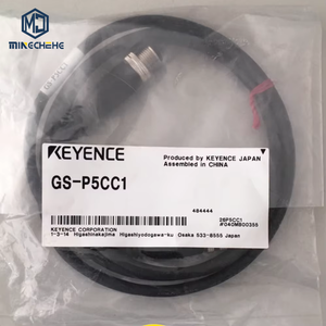 Interruptor de Seguridad Compacto KEYENCE GS-P5CC1 Serie GS-M, Cable de Extensión Tipo Conector M12, Función Simple (5 pines), 1 m - Product Image 1