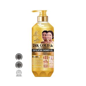 ROUSHUN Gel Doccia Esfoliante con Oro 24K e Glutatione 1000ml - Product Image 1