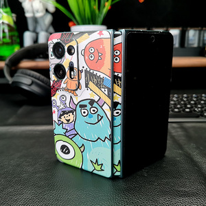 Funda para teléfono Oppo Find N2 Fold, TPU PC, diseño de personaje de dibujos animados, cubierta trasera de sublimación para fundas de teléfonos móviles plegables Oppo - Product Image 2