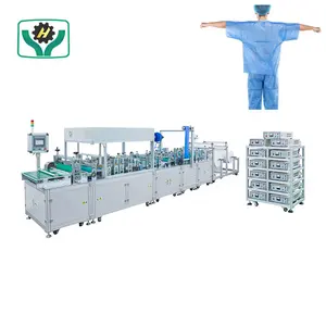 अस्पताल की वर्दी मेडिकल स्क्रब नर्स के लिए बड़े पैमाने पर उत्पादन मशीन के लिए उपयुक्त पूर्ण स्वचालन
