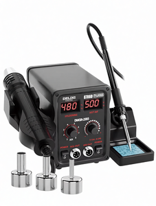 Heißluft-Reworkstation + Lötkolben 2-in-1 Bleifreies Löten Doppel-Display 100-500 ° C Mobile PC BGA Chip PCB Reparatur - Product Image 2