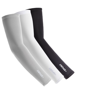 Anti-UV Cooling <b>Arm</b> <b>Sleeves</b> Sun Protection Breathable Viscose Polyester Ice Silk <b>Compression</b> <b>Arm</b> Guards for Cycling Running - Product Image 1