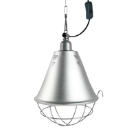 Lampe chauffante infrarouge en verre de quartz étanche, à économie d'énergie, pour éleveuses de poussins et fermes avicoles (vente en gros)
