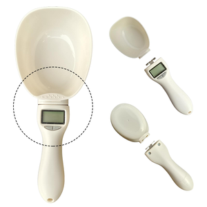 Báscula Digital para Comida <span class=keywords><strong>de</strong></span> Perros y Gatos con Pantalla LCD <span class=keywords><strong>de</strong></span> 800g/1g, Funciona con Batería, Tazas Medidoras <span class=keywords><strong>de</strong></span> Plástico para Cocina, Cuchara con Función <span class=keywords><strong>de</strong></span> Tara Automática, 280ml <span class=keywords><strong>de</strong></span> Capacidad - Product Image 2