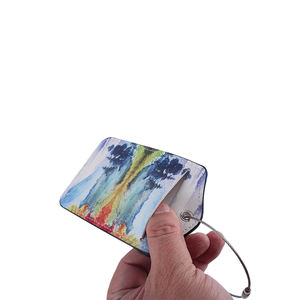 ป้ายติดกระเป๋าเดินทางหนังพิมพ์ลายแฟชั่น ป้ายชื่อ ลายดอกไม้ กันน้ำ นุ่ม แปลกใหม่ สำหรับกระเป๋าเดินทาง บัตรประจำตัวขึ้นเครื่อง - Product Image 5