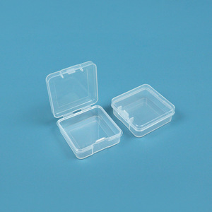 <b>Small</b> Square Transparent PP <b>Box</b> 4.5cm For Jewelry Nail Art Fishing Gear Storage Electronics Accessories - Product Image 3