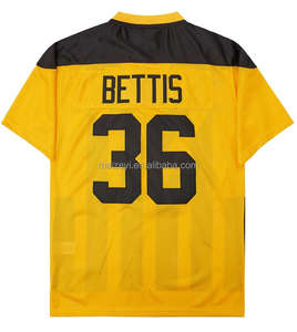 Meilleure qualité #12 Terry Bradshaw #43 Troy Polamalu #36 Jerome Bettis #86 Hines Ward Gold 1994 Throwback Maillot de football américain - Product Image 2