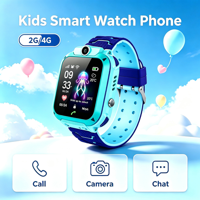 Alibaba Kids Smart Watch Set With Gps Outdoor Sport With Sim Card Slot Camera Location Kids Watch Fitness Tracker for Children