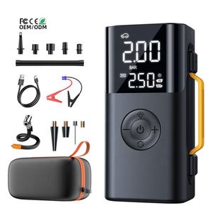 Banco de energía portátil inalámbrico 6 en 1, mango de 10000mAh, Banco de energía de disponibilidad múltiple, arrancador con soplador de inflado de neumáticos - Product Image 1