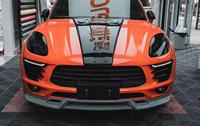 Nouveau 2014-2017 pour Porsche MACAN 95B.1 séparateur de lèvre avant pare-chocs avant diffuseur avant-mise à niveau de rénovation boulonnée