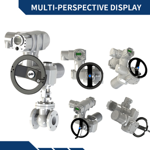 Multi <b>Turn</b> Intelligent Modulating Electric Actuator HART Modbus RTU Feedback to PLC/DCS OPEN-STOP-CLOSE BUTTONS - Product Image 1