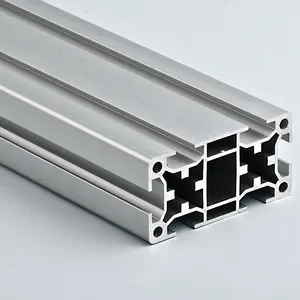 1050 2017 1060 5083 6082 6061 6063 perfil de extrusão de alumínio industrial personalizado anodizado superfície