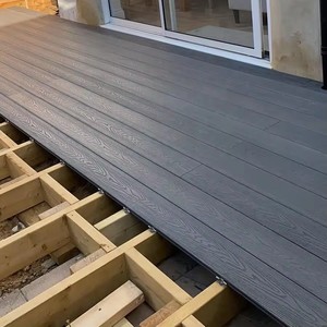 Anti-UV Exterior WP Flooring Deck Wood Plastic Composite 3D Embossed Wood Grain Outdoor <b>Decking</b> Board - Product Image 3