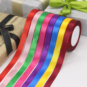 <span class=keywords><strong>Ruban</strong></span> Satin Simple Face en Gros d'Usine 15 mm de <span class=keywords><strong>Large</strong></span> Rouleau de Rubans pour Noël - Product Image 6