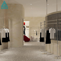 Porte-vêtements en métal style industriel pour femmes, étagère à vêtements, idéal pour les boutiques de mode urbaines – Idée de design d'intérieur