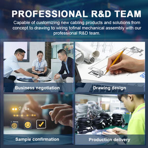 Adaptor Kabel <span class=keywords><strong>Harness</strong></span> Industri Kustom Konektor Aluminium Konduktor PVC Multi Terminal Multi Warna 100mm 12V Otomatisasi - Product Image 3