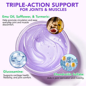 <span class=keywords><strong>Gel</strong></span> de Massagem para Alívio da Dor nas Articulações SEFUDUN, Marca Privada, Roxo, para Costas, Joelhos, Lombar, Pescoço, Mãos e Pés - Product Image 2