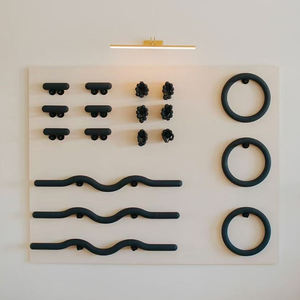 Barre d'haltères de yoga en fonte avec revêtement en silicone, design pliable pour l'exercice de yoga, antidérapante et durable - Product Image 4