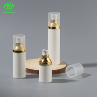Flacon pompe sans air en plastique rechargeable pour sérum et crème PPWR 15ml, 30ml, 50ml pour emballage cosmétique