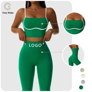 Supplier Assessment Procedures Push Up Running Sport Bras Gym Fitness Breathable Bra And Yoga Pants Sets Sweat Suit