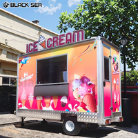 Camion de nourriture mobile aux normes des États-Unis kiosque de nourriture pour crème glacée à hot-dog chariot à café remorque de nourriture avec cuisine complète équipée