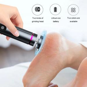 Lime à pieds électrique 2-en-1 avec logo personnalisé, 9 vitesses réglables, rechargeable par USB, pour le soin des pieds - Product Image 5