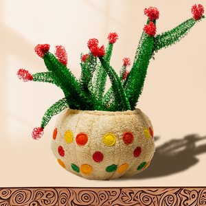 ตาข่ายรังบวบธรรมชาติตะกร้าใส่ของแบบทอมือของตกแต่งเดสก์ท็อปที่เป็นมิตรต่อสิ่งแวดล้อมสไตล์ INS สำหรับบ้าน - Product Image 5