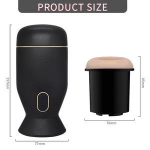 Automatic Sucking <strong>Real</strong> <strong>Vagina</strong> Vibrator Male Masturbation Cup Pussy Pocket Sex Machine Toys <strong>Masturbators</strong> for Men - Product Image 6