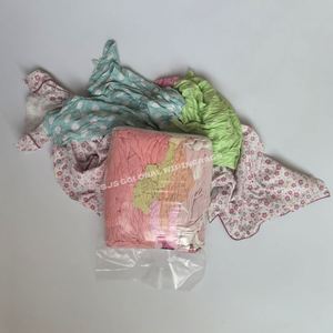 Lot de chiffons industriels multicolores 20 pièces en coton recyclé clair, parfaits pour le nettoyage des machines - Product Image 1