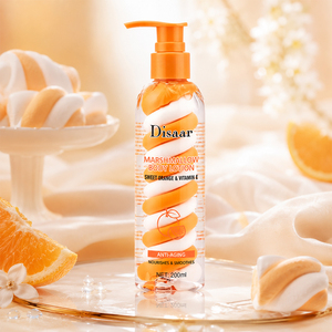 Loción Corporal Reafirmante Disaar con Aroma a Naranja Dulce y <span class=keywords><strong>Vitamina</strong></span> E, Crema de Malvavisco 200ml, Crema Blanqueadora para Elasticidad de la Piel, Venta al Por Mayor - Product Image 1