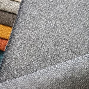 Vải trang trí giả lanh không dệt, chất liệu cotton, mặt sau giả vải lanh, mã H97-140, dùng cho đồ trải giường, ghế sofa, gối. - Product Image 4