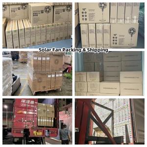 Ventilador <span class=keywords><strong>de</strong></span> Pie <span class=keywords><strong>de</strong></span> 18 Pulgadas con Energía Solar, 12V AC/DC, USB, 2 Bombillas y Batería, Precio Económico en Foshan, China - Product Image 6