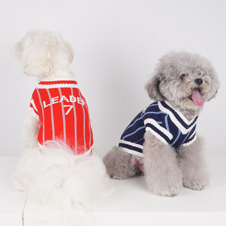 Cheepet Classic Style Dog Sweater Vest Easy Knit Designer Print Pattern  Free Made of Polyester for Spring/Summer Season