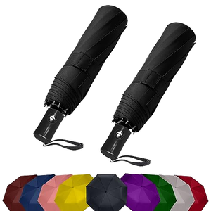 <span class=keywords><strong>Parasol</strong></span> pliant haut de gamme personnalisé avec logo, 8 baleines, UPF50+, anti-UV et imperméable, idéal pour les cadeaux promotionnels d'entreprise - Product Image 1