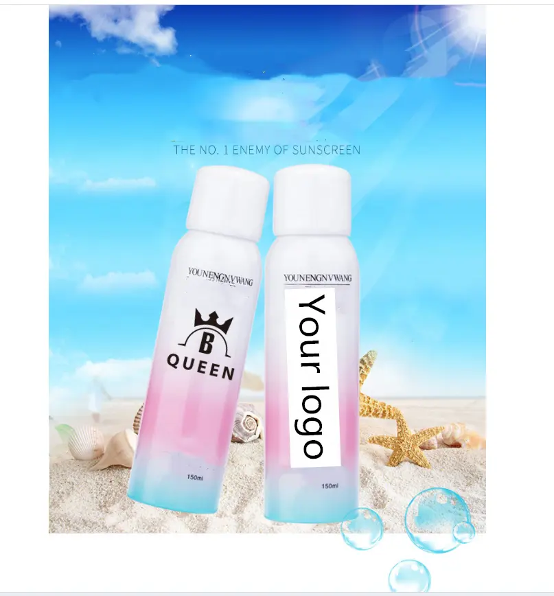 Semprotan Tabir Surya Spf50 150Ml, Losion Tabir Surya Semprotan Krim Pemutih Pelindung Matahari